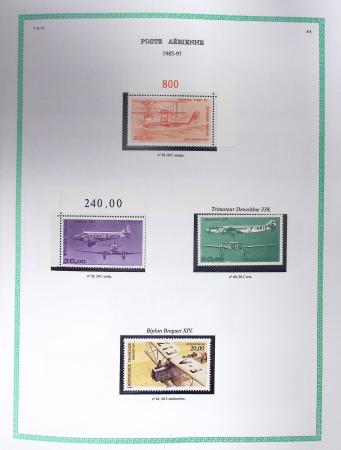 1849-1979, Collection de France avancée du n°1 jusqu'en