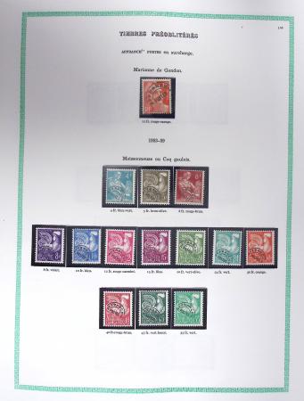 1849-1979, Collection de France avancée du n°1 jusqu'en