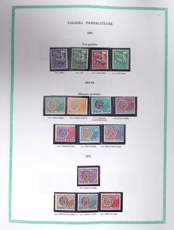 1849-1979, Collection de France avancée du n°1 jusqu'en