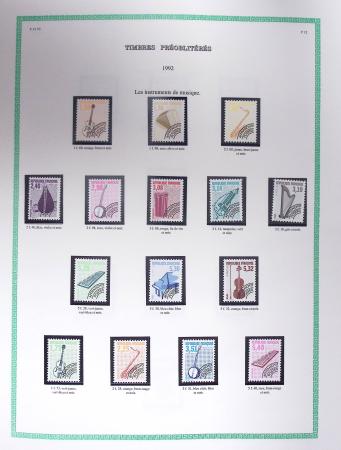 1849-1979, Collection de France avancée du n°1 jusqu'en