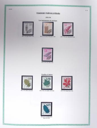 1849-1979, Collection de France avancée du n°1 jusqu'en