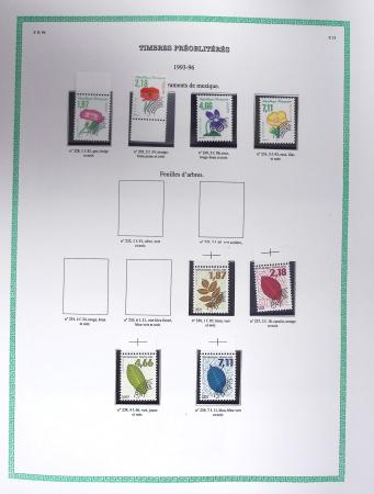 1849-1979, Collection de France avancée du n°1 jusqu'en