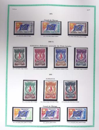 1849-1979, Collection de France avancée du n°1 jusqu'en