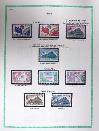 1849-1979, Collection de France avancée du n°1 jusqu'en