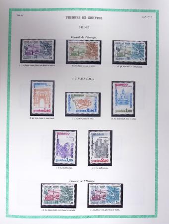 1849-1979, Collection de France avancée du n°1 jusqu'en