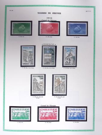 1849-1979, Collection de France avancée du n°1 jusqu'en