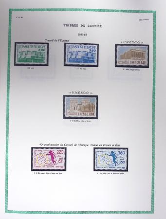 1849-1979, Collection de France avancée du n°1 jusqu'en