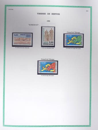 1849-1979, Collection de France avancée du n°1 jusqu'en