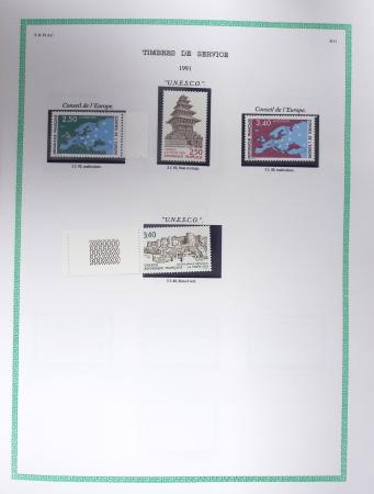 1849-1979, Collection de France avancée du n°1 jusqu'en