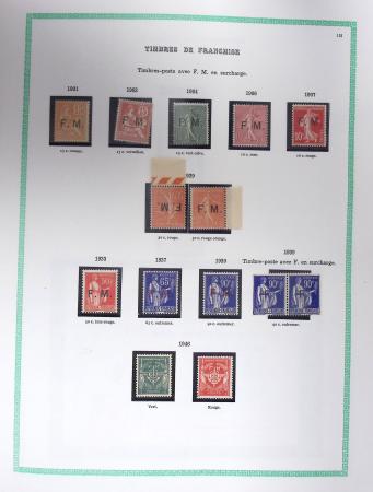 1849-1979, Collection de France avancée du n°1 jusqu'en