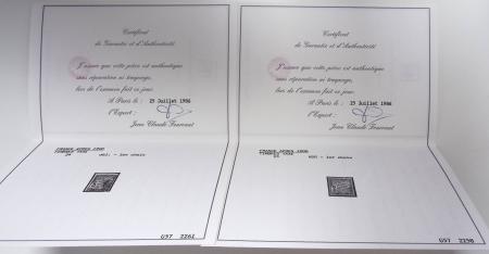 1849-1979, Collection de France avancée du n°1 jusqu'en