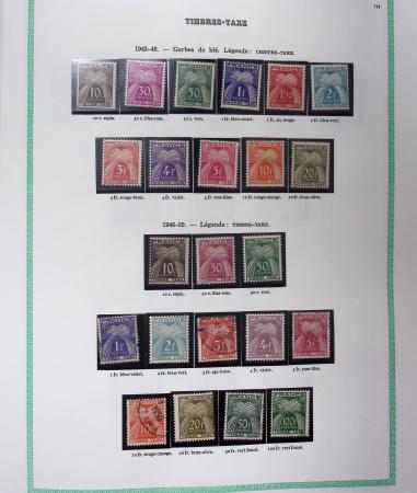 1849-1979, Collection de France avancée du n°1 jusqu'en