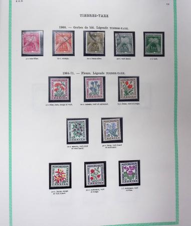 1849-1979, Collection de France avancée du n°1 jusqu'en