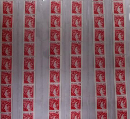 1849-1979, Collection de France avancée du n°1 jusqu'en