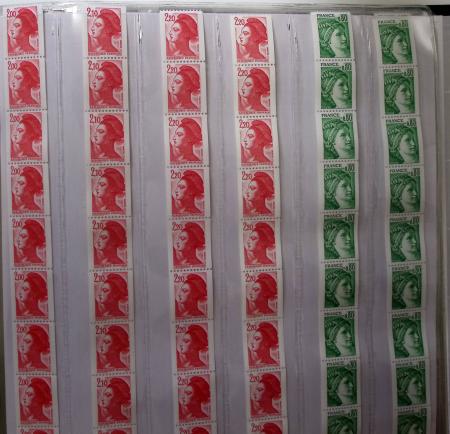 1849-1979, Collection de France avancée du n°1 jusqu'en