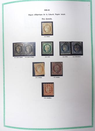 1849-1979, Collection de France avancée du n°1 jusqu'en