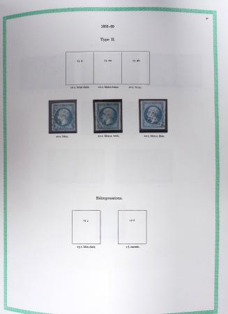 1849-1979, Collection de France avancée du n°1 jusqu'en