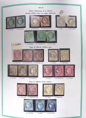 1849-1979, Collection de France avancée du n°1 jusqu'en