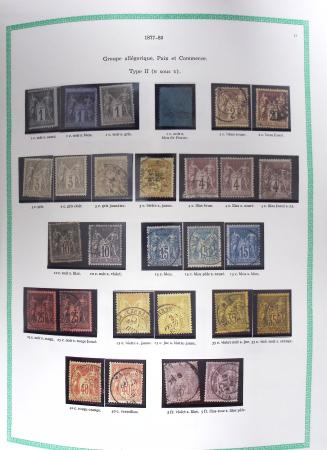 1849-1979, Collection de France avancée du n°1 jusqu'en