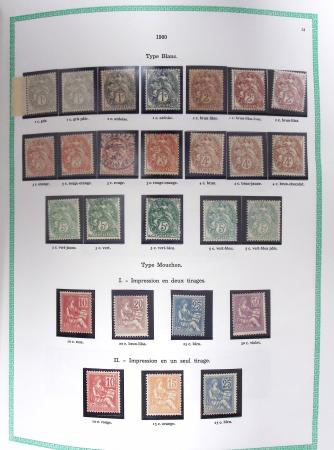 1849-1979, Collection de France avancée du n°1 jusqu'en