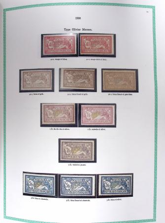 1849-1979, Collection de France avancée du n°1 jusqu'en