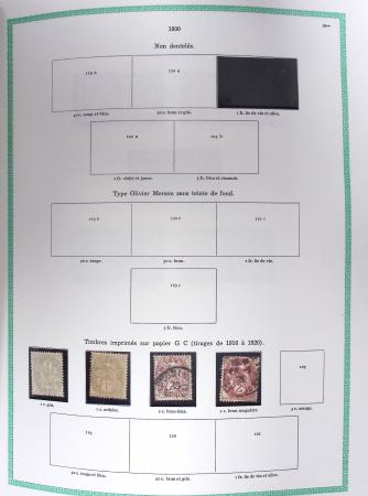 1849-1979, Collection de France avancée du n°1 jusqu'en