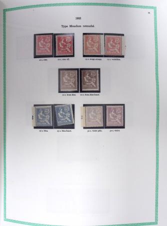 1849-1979, Collection de France avancée du n°1 jusqu'en