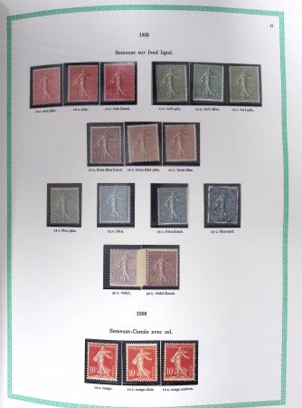 1849-1979, Collection de France avancée du n°1 jusqu'en