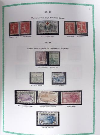 1849-1979, Collection de France avancée du n°1 jusqu'en