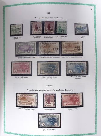 1849-1979, Collection de France avancée du n°1 jusqu'en