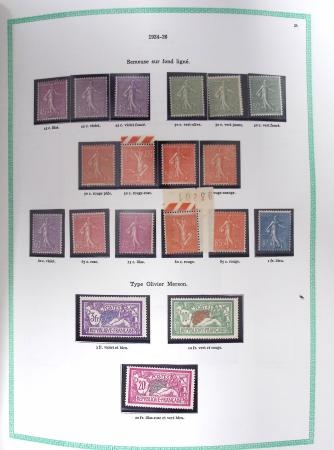 1849-1979, Collection de France avancée du n°1 jusqu'en