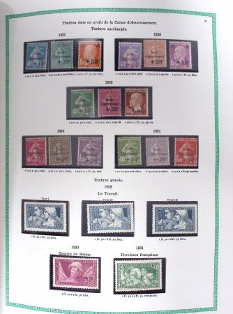 1849-1979, Collection de France avancée du n°1 jusqu'en