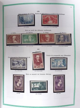 1849-1979, Collection de France avancée du n°1 jusqu'en