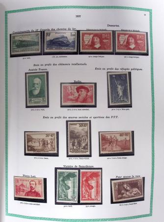 1849-1979, Collection de France avancée du n°1 jusqu'en
