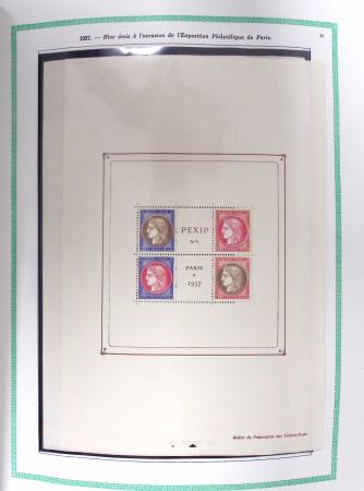 1849-1979, Collection de France avancée du n°1 jusqu'en