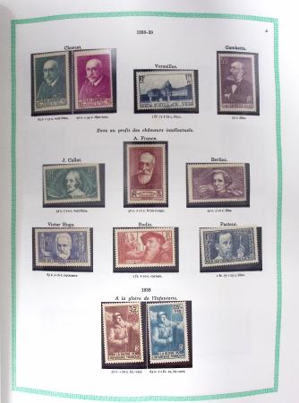 1849-1979, Collection de France avancée du n°1 jusqu'en