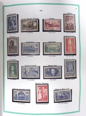 1849-1979, Collection de France avancée du n°1 jusqu'en