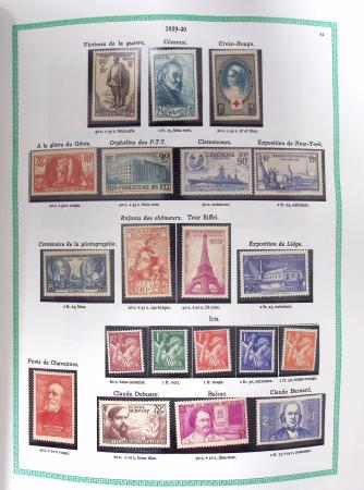 1849-1979, Collection de France avancée du n°1 jusqu'en