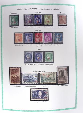 1849-1979, Collection de France avancée du n°1 jusqu'en