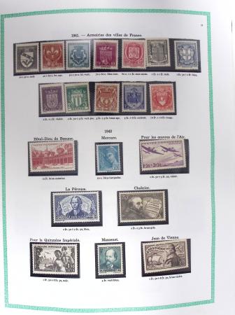 1849-1979, Collection de France avancée du n°1 jusqu'en