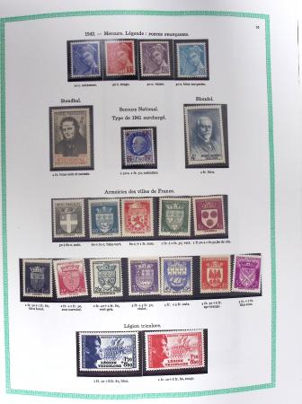1849-1979, Collection de France avancée du n°1 jusqu'en