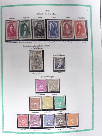 1849-1979, Collection de France avancée du n°1 jusqu'en