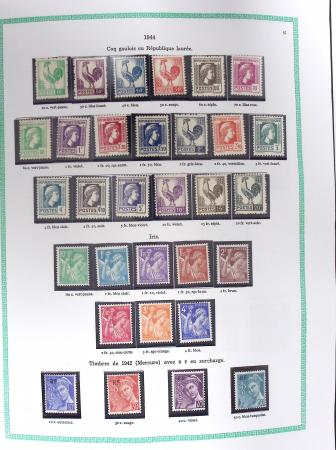 1849-1979, Collection de France avancée du n°1 jusqu'en