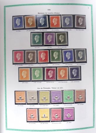 1849-1979, Collection de France avancée du n°1 jusqu'en
