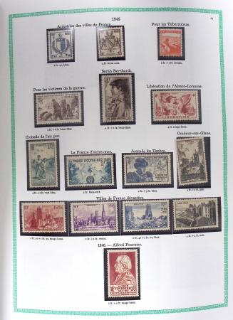 1849-1979, Collection de France avancée du n°1 jusqu'en