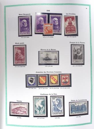 1849-1979, Collection de France avancée du n°1 jusqu'en