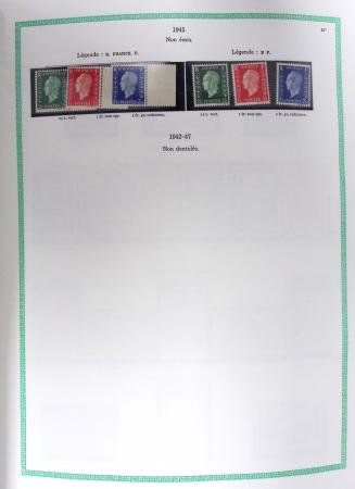 1849-1979, Collection de France avancée du n°1 jusqu'en