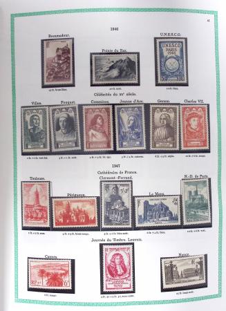 1849-1979, Collection de France avancée du n°1 jusqu'en