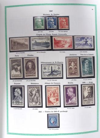 1849-1979, Collection de France avancée du n°1 jusqu'en