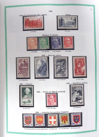 1849-1979, Collection de France avancée du n°1 jusqu'en